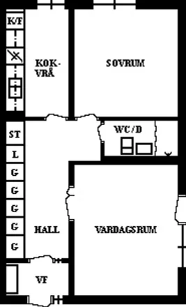 Rent this 2 bed apartment on Flintvägen in 907 40 Umeå, Sweden