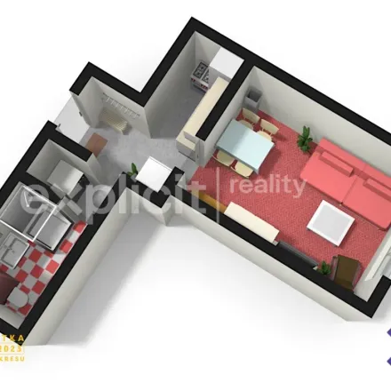 Rent this 1 bed apartment on L. Váchy 515 in 760 01 Zlín, Czechia