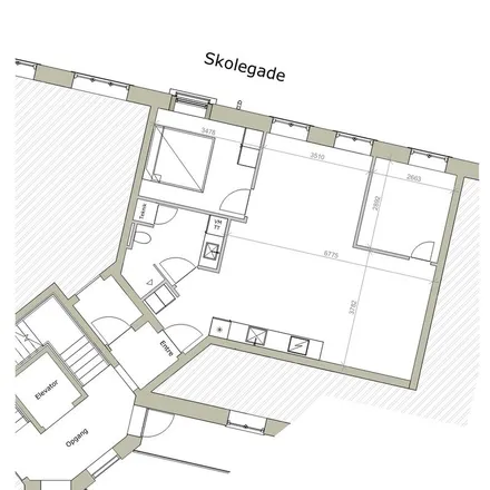 Rent this 3 bed apartment on Skolegade in 6700 Esbjerg, Denmark