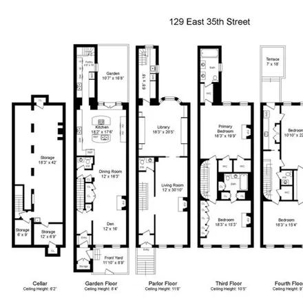 Buy this 7 bed house on 129 East 35th Street in New York, NY 10016