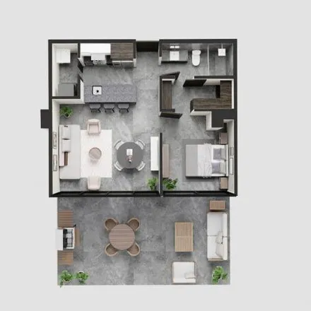Buy this 1 bed apartment on Deli Brunch in Calle Luis Pérez Verdia, Arcos Vallarta