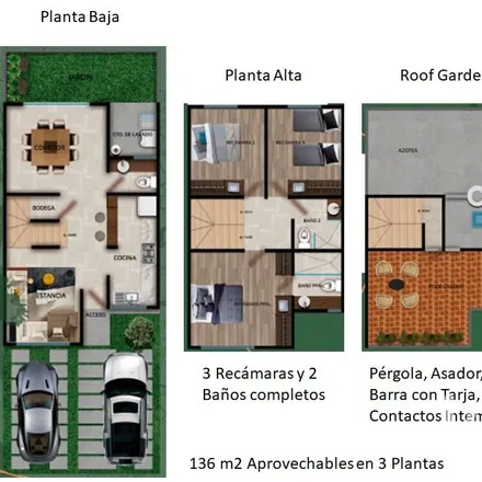 Buy this 3 bed house on Calle Hacienda Xcanatum in 72595 San Francisco Totimehuacán, PUE