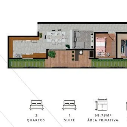 Buy this 3 bed apartment on Rua Eduardo Negrello 162 in Novo Mundo, Curitiba - PR