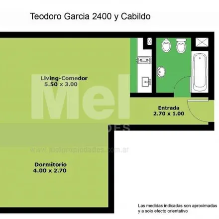 Image 2 - Instituto Jorge Newbery, Teodoro García, Colegiales, 1426 Buenos Aires, Argentina - Apartment for rent