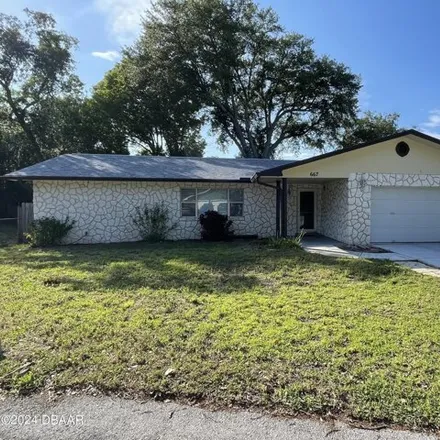 Rent this 3 bed house on 667 George Miller Circle in Port Orange, FL 32127