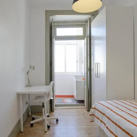 Rent this 7 bed room on Rua Álvaro Coutinho in 1150-010 Lisbon, Portugal