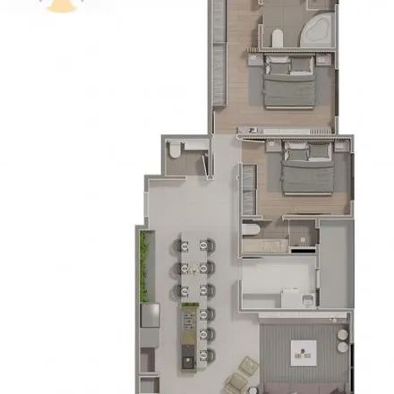 Buy this 2 bed apartment on Rua Johann Linshalm in Capitais, Timbó - SC
