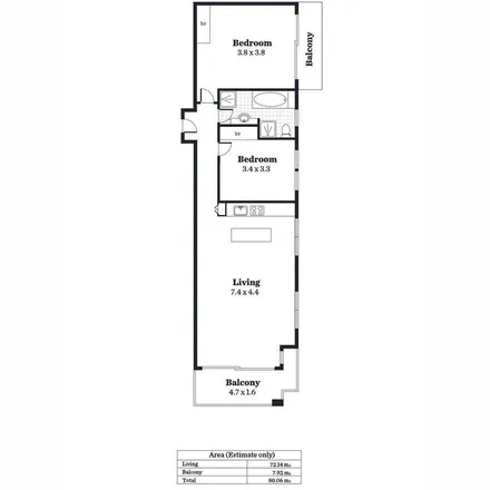 Image 9 - Oaks Horizons, 104 North Terrace, Adelaide SA 5000, Australia - Apartment for rent