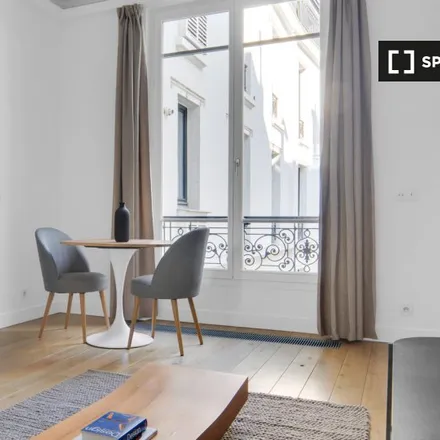Rent this studio apartment on 8 Rue Robert Estienne in 75008 Paris, France