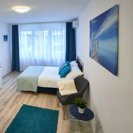 Rent this 1 bed apartment on City Home lakópark II. ütem in Budapest, Vágóhíd utca