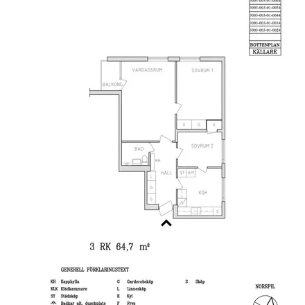 Rent this 3 bed apartment on Södra Kansligatan 15 in 802 52 Gävle, Sweden