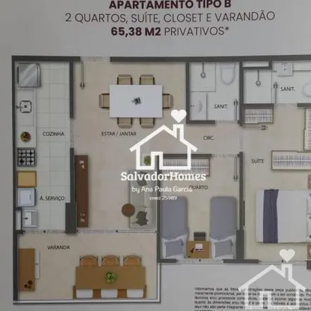 Buy this 2 bed apartment on Rua Doutor Raimundo Magald in Costa Azul, Salvador - BA