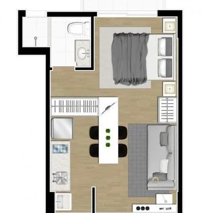 Buy this 1 bed apartment on Rua Augusto de Mari 3994 in Portão, Curitiba - PR