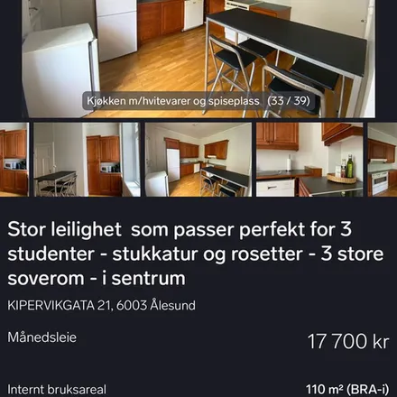 Image 2 - Kipervikgata 21, 6003 Ålesund, Norway - Apartment for rent