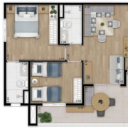 Buy this 2 bed apartment on Rua Rumaica 512 in Vila Ipojuca, São Paulo - SP