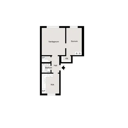 Rent this 1 bed apartment on Västanvindsgatan 3B in 417 12 Gothenburg, Sweden