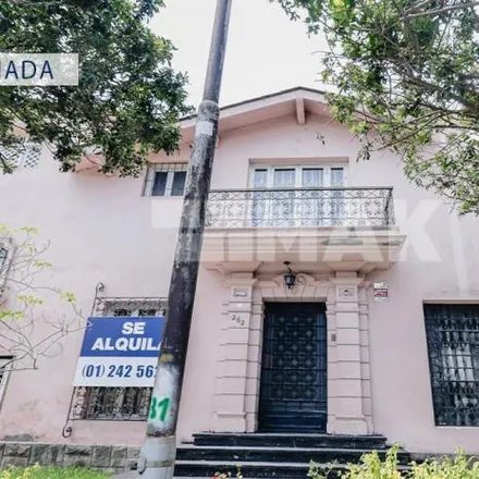 Rent this 4 bed house on Calle Enrique Meiggs in Miraflores, Lima Metropolitan Area 15073