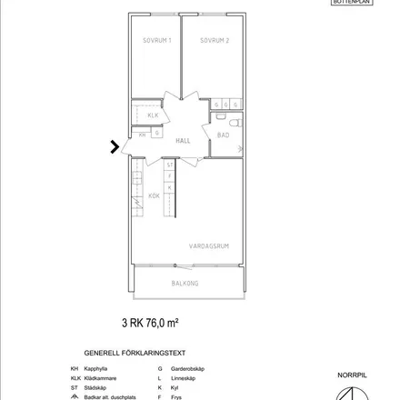 Rent this 3 bed apartment on Norrskensgatan 7 in 802 72 Gävle, Sweden