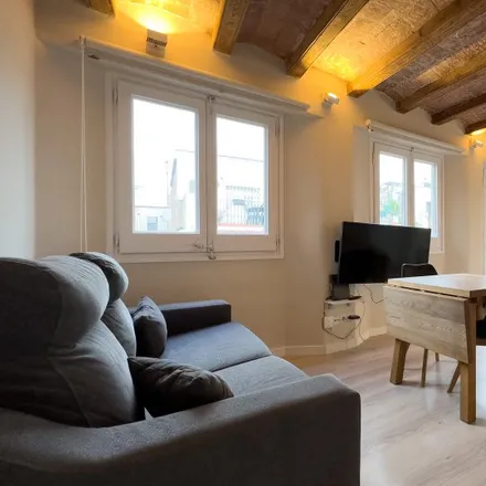 Rent this 1 bed apartment on Bar La Bota in Carrer d'Hortes, 23