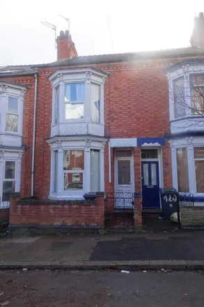 Rent this 4 bed townhouse on Harrow Road in Leicester, LE3 0LA