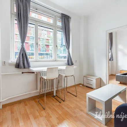 Rent this 2 bed apartment on Modrý zub in Stroupežnického 14, 150 00 Prague