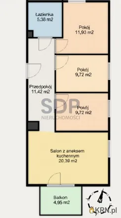 Buy this 4 bed apartment on Kominiarska 44 in 51-180 Wrocław, Poland