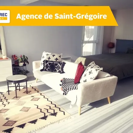 Rent this 1 bed apartment on City Hall of Saint-Grégoire in Rue Chateaubriand, 35760 Saint-Grégoire