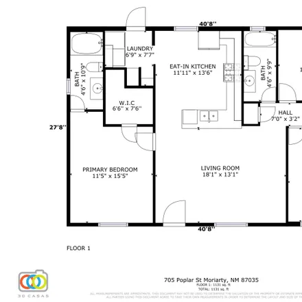 Image 2 - 705 Poplar Street, Moriarty, NM 87035, USA - House for sale