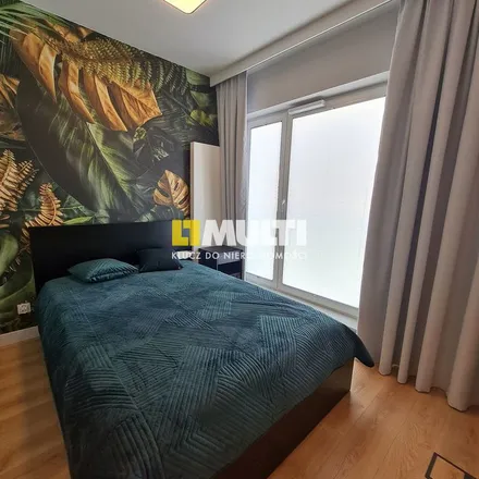 Rent this 1 bed apartment on Przestrzenna 23a in 70-767 Szczecin, Poland