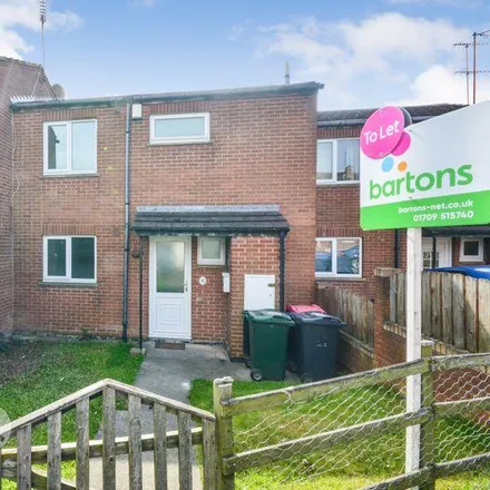 Rent this 3 bed townhouse on Blyth Close in Upper Whiston, S60 4DF