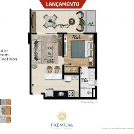 Buy this 1 bed apartment on Alameda Stella Sol in Stella Maris, Salvador - BA