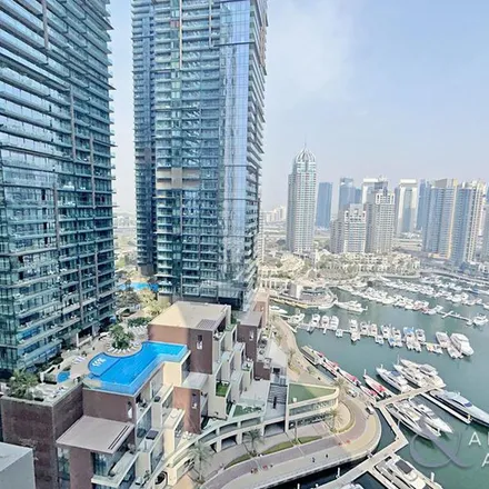 Rent this 2 bed apartment on DAMAC Heights in Marina Walk, Dubai Marina
