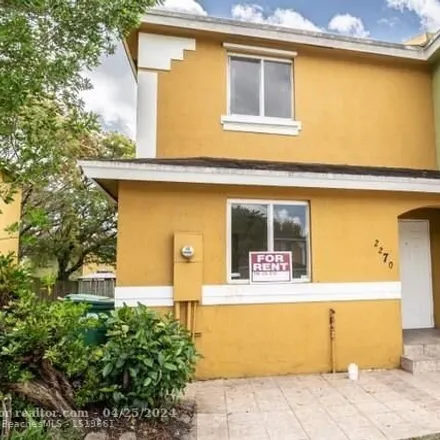 Rent this 3 bed townhouse on 2270 Northwest 136th Terrace in Opa-locka, FL 33054