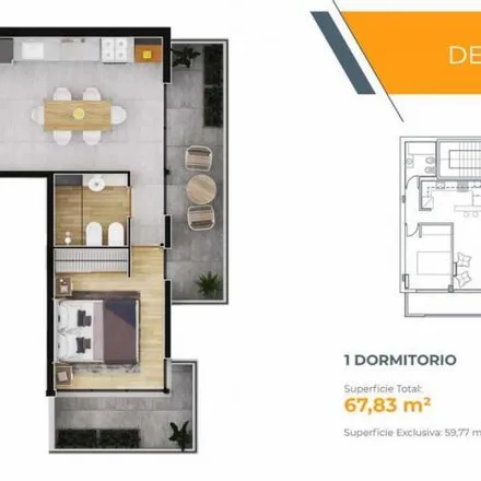 Buy this 1 bed apartment on San Luis 3301 in Echesortu, Rosario