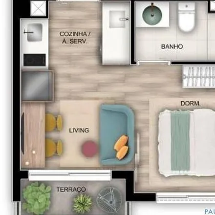 Buy this 1 bed apartment on Rua Casa do Ator 667 in Vila Olímpia, São Paulo - SP