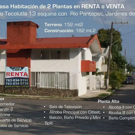 Rent this 3 bed house on Calle Río Palmas in 92860 Túxpam, VER