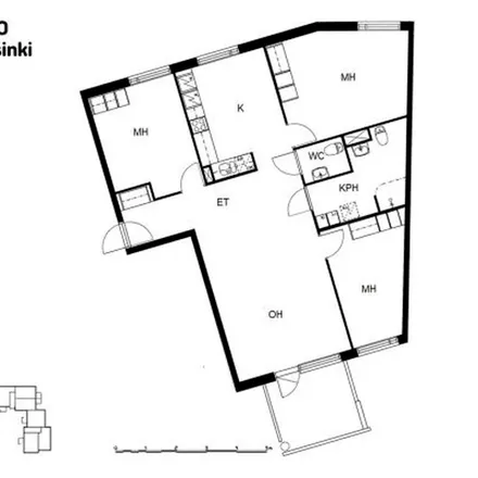 Rent this 4 bed apartment on Graniittitie in 00710 Helsinki, Finland