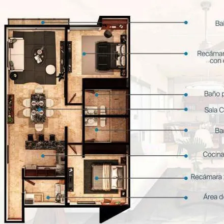 Buy this 2 bed apartment on Calle 13 in 97134 Mérida, YUC