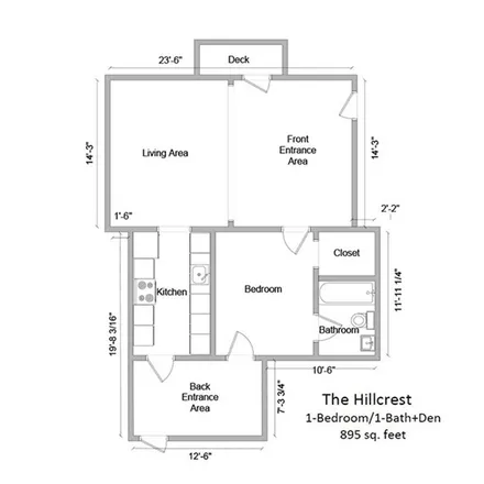 Image 1 - Hillcrest Apartments, 171 1st Avenue, Salt Lake City, UT 84103, USA - Apartment for rent