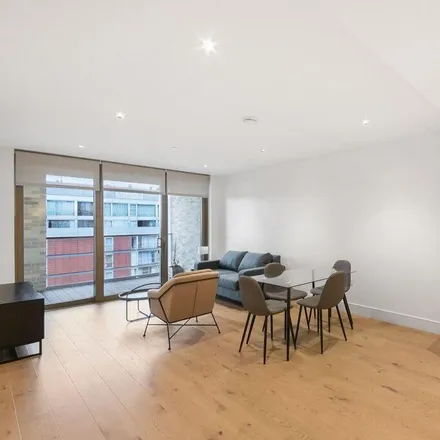 Rent this 1 bed apartment on Radley House in 10 Prince of Wales Drive, Nine Elms