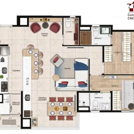 Buy this 3 bed apartment on Agility in Avenida Atlântica, Vila Valparaíso