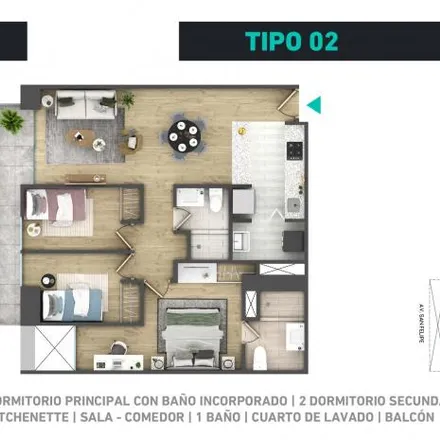 Buy this 3 bed apartment on ICAM in San Felipe Avenue, Jesús María