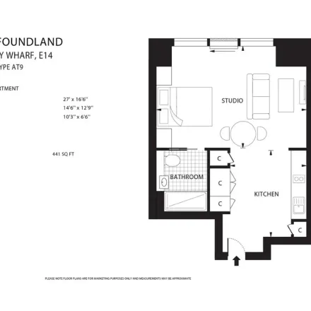 Image 5 - Newfoundland Quay, Newfoundland Place, Canary Wharf, London, E14 4BH, United Kingdom - Apartment for rent