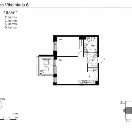 Image 1 - Vihdinkatu 6 D, 15100 Lahti, Finland - Apartment for rent