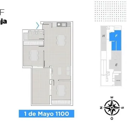 Buy this 2 bed apartment on San Juan 489 in Martin, Rosario