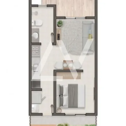 Buy this 1 bed apartment on Rua Professora Laura Barreto de Medeiros in Paes Leme, Imbituba - SC