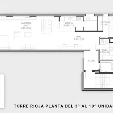 Buy this studio apartment on Rioja 548 in Martin, 2000 Rosario