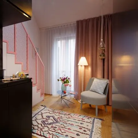 Rent this studio apartment on Frankensteiner Straße 18 in 60594 Frankfurt, Germany