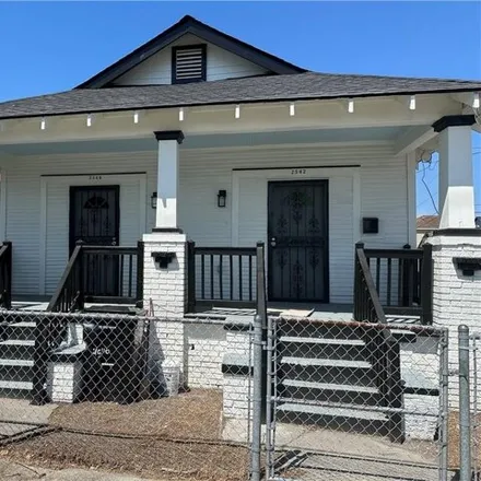 Rent this 2 bed house on 2540 Pauger Street in New Orleans, LA 70119