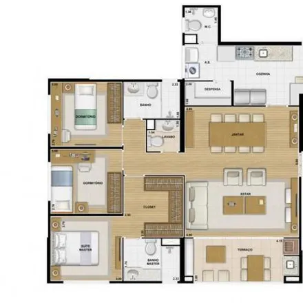 Buy this 2 bed apartment on Avenida Sagitário in 18 do Forte, Barueri - SP